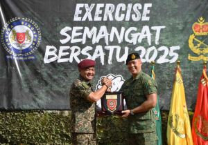 Singapore and Malaysian Armies Conclude Bilateral Exercise Semangat Bersatu