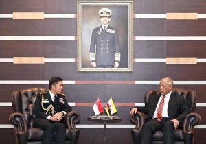  Brunei Minister of Defence II  receives courtesy call from the Chief of Defence Force of Singapore Armed Forces 