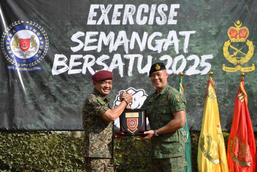 Singapore and Malaysian Armies Conclude Bilateral Exercise Semangat Bersatu