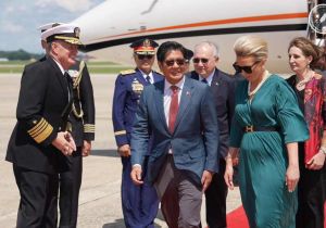 Philippine President arrives in Washington for official visit to boost PH-US economic, security alliance