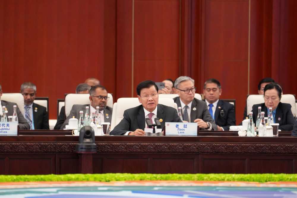 Lao President Attends 25th Shanghai Cooperation Organization Summit