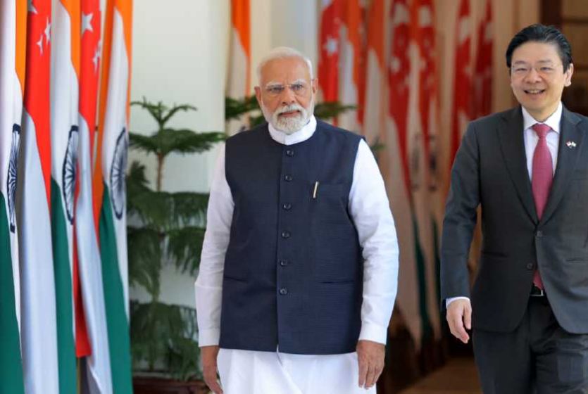 Singapore Prime Minister Pays an Official Visit to India  