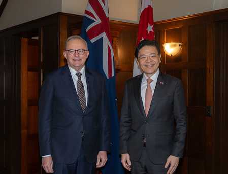 Singapore and Australia launch the Singapore-Australia Comprehensive Strategic Partnership (2.0)