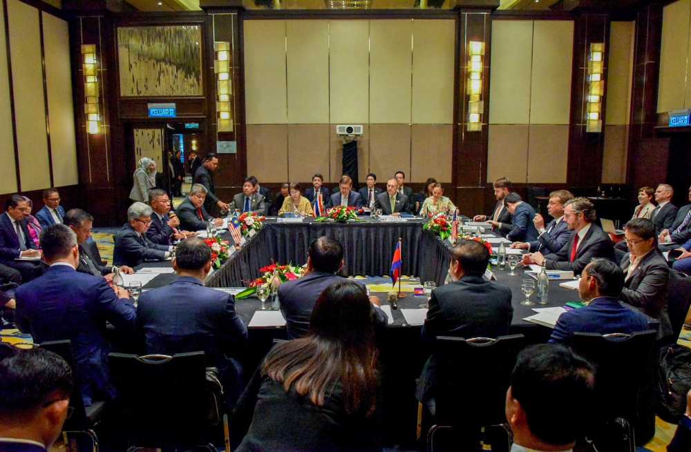 Thai Foreign Minister attends four-party consultations during a Working Visit to Malaysia