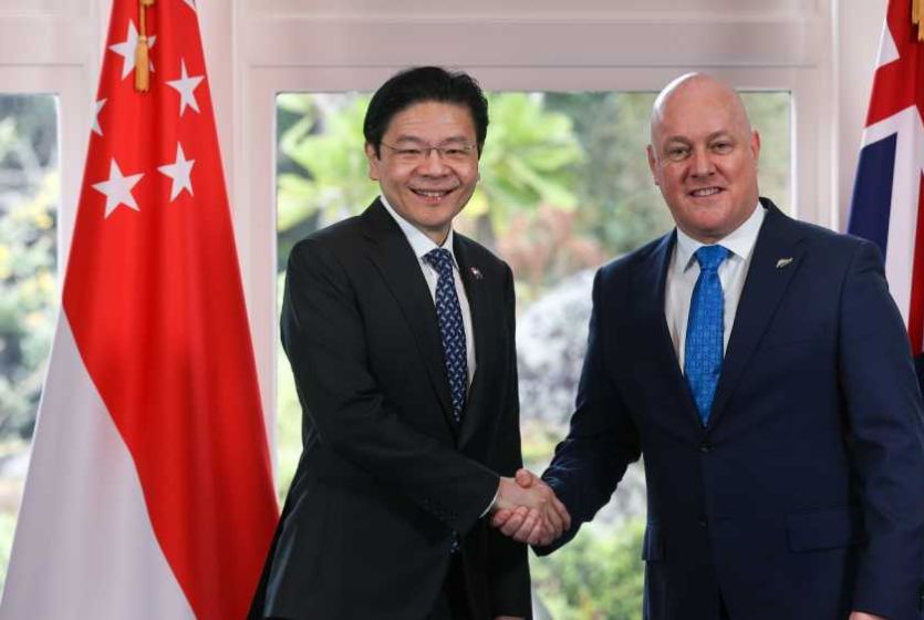 Singapore Prime Minister Pays an Official Visit to New Zealand 