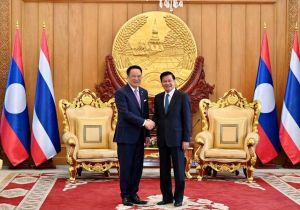 Thai Prime Minister pays courtesy call on President of Laos
