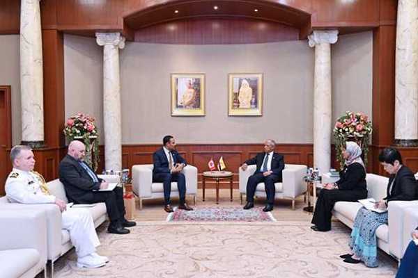 Brunei Minister at the Prime Minister’s Office and Minister of Defence II receives introductory call from High Commissioner of Canada to Brunei