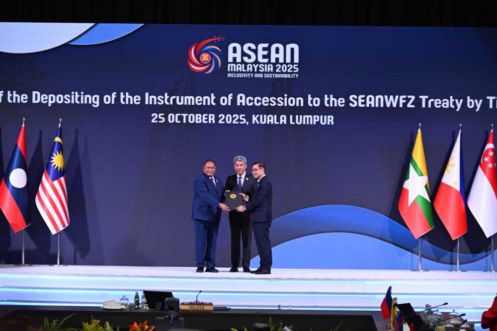 Timor-Leste Accedes to the Southeast Asia Nuclear-Weapon-Free Zone (SEANWFZ) Treaty