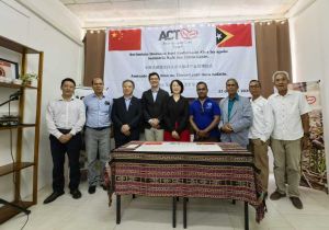 Chinese embassy donates to the Association Cafe Timor to support the development of Timor-Leste’s Coffee Industry