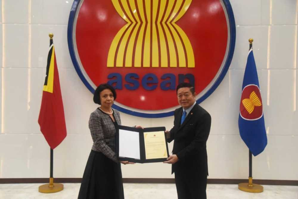 Permanent Representative of Timor-Leste to ASEAN Presents Letter of Credence to the Secretary-General of ASEAN