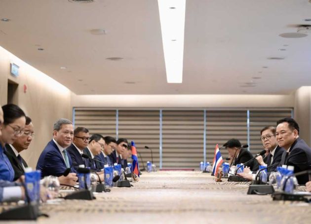 Cambodian, Thai Leaders Reiterate Commitment to Work toward Peace and Cooperation 