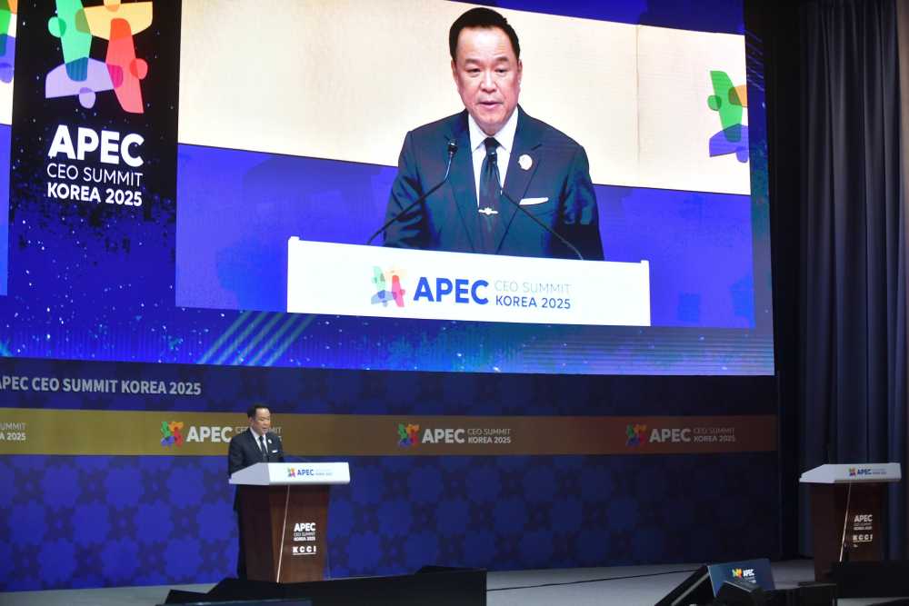 Thai PM delivers keynote speech at APEC CEO Summit Korea 2025