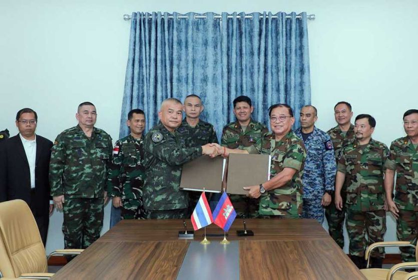 Cambodia, Thailand Agree on Concrete Plan for Gradual Removal of Heavy Weapons under AOT Observation