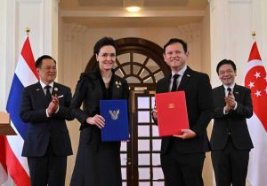 Thailand and Singapore agree on promoting food security, healthcare cooperation, connectivity, and green economy