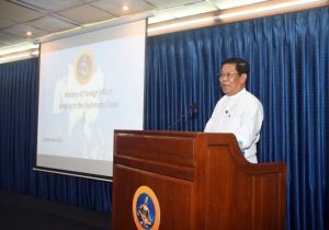 Myanmar Foreign Minister delivers diplomatic briefing on the recent developments in Myanmar