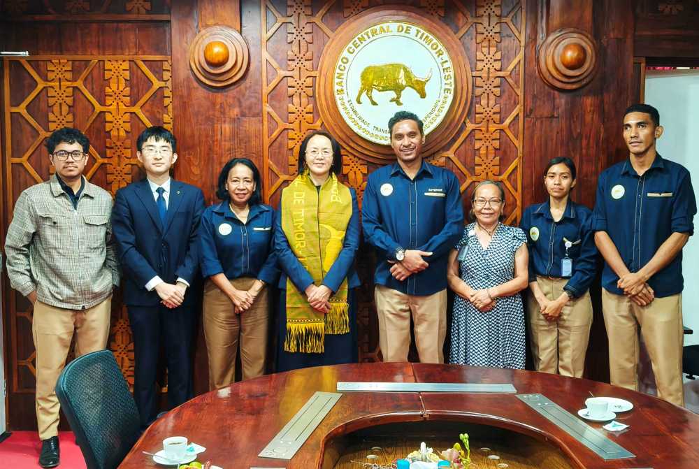 Chinese Ambassador to Timor-Leste Meets with Governor of Central Bank of Timor-Leste