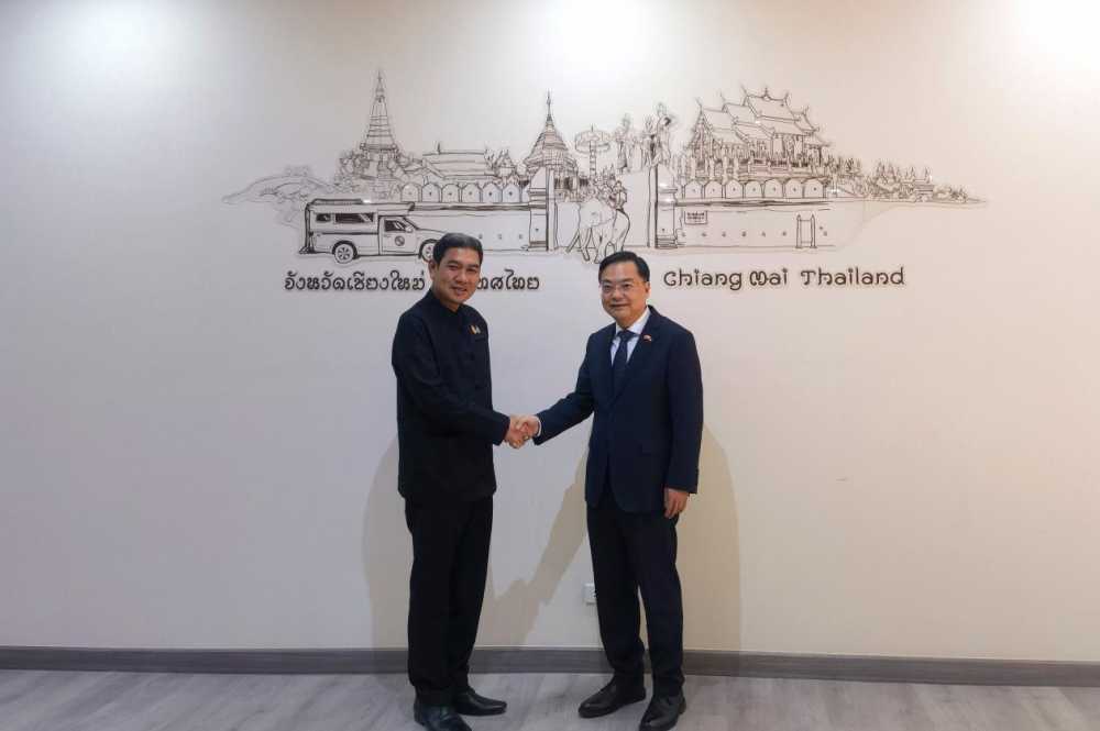 Chinese Ambassador to Thailand Zhang Jianwei Visits Chiang Mai Province