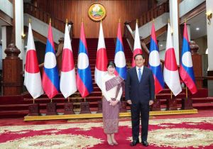 Lao Prime Minister Welcomes Japan&rsquo;s Princess Aiko on Historic Official Visit