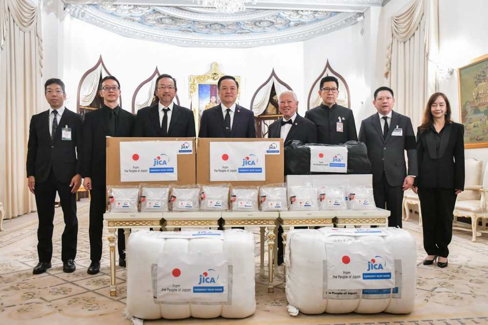 Japanese Govt donates relief supplies to help flood-affected victims in southern Thailand
