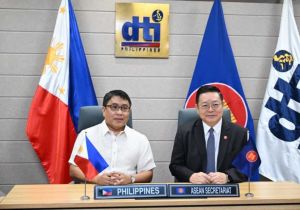 Secretary-General of ASEAN Meets with Undersecretary for International Trade Group, Department of Trade and Industry of the Philippines