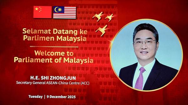 Secretary General of ASEAN-China Centre Visits Malaysian Parliament and Meets with President of the Senate 