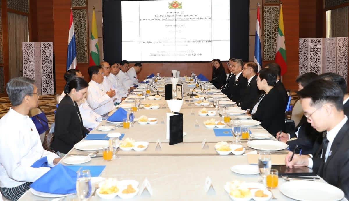 Foreign Ministers of Myanmar and Thailand meet and discuss key issues of mutual interests