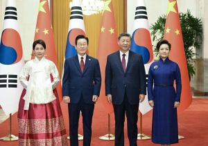 Chinese President Xi Jinping Holds Talks With South Korean President Lee Jae Myung