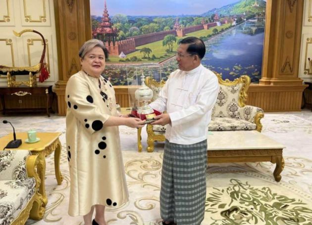 Philippine Foreign Secretary Visits Myanmar, Exchanges Views with Senior General Min Aung Hlaing and other Officials  
