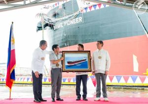 Philippine President celebrates PH status as major global shipbuilder; commits full support to the industry
