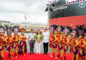 Philippine President names historic green vessel &lsquo;Brave Pioneer&rsquo;