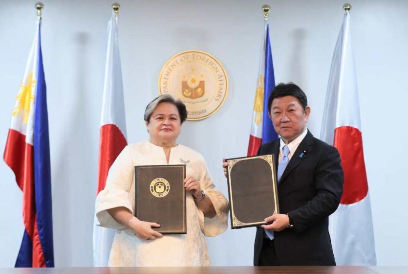 Philippine Foreign Affairs Secretary Holds Bilateral Meeting with Japanese Foreign Minister 