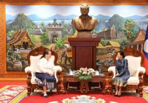 Lao Vice President Receives Farewell Call from U.S. Ambassador to Laos 