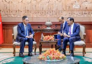 Cambodian Deputy Prime Minister receives farewell call by Lao Ambassador to Cambodia