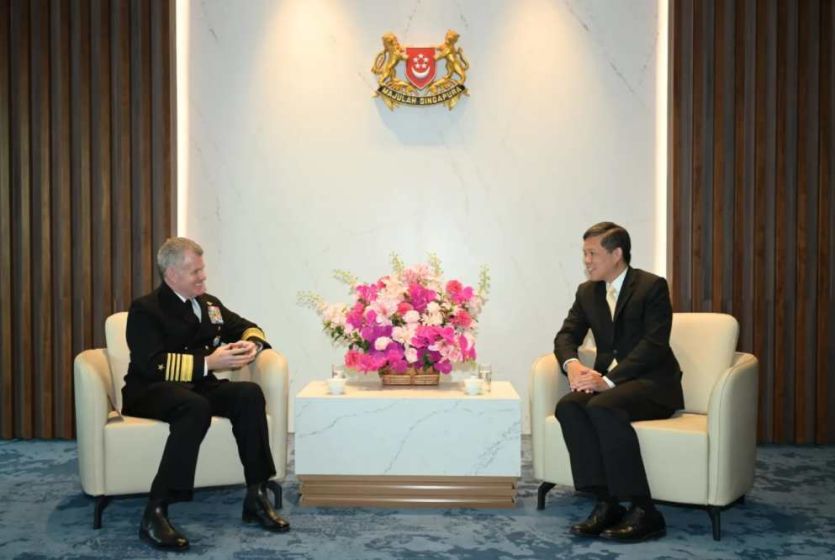 Commander of the United States Indo-Pacific Command Makes Introductory Visit to Singapore