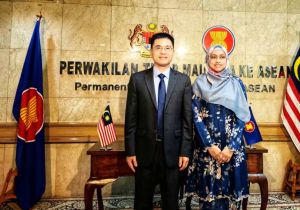 Chinese Ambassador to ASEAN Pays a Courtesy Call on Permanent Representative of Malaysia to ASEAN