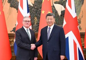 Chinese President Xi Jinping Meets with U.K. Prime Minister Keir Starmer