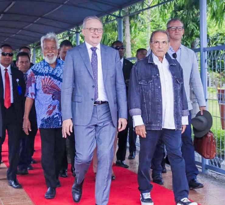 Timorese President and Prime Minister Bid Farewell to Australian Prime Minister Anthony Albanese Following Historic State Visit