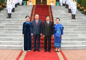 Vietnamese Party Leader To Lam holds talks with top Lao leader