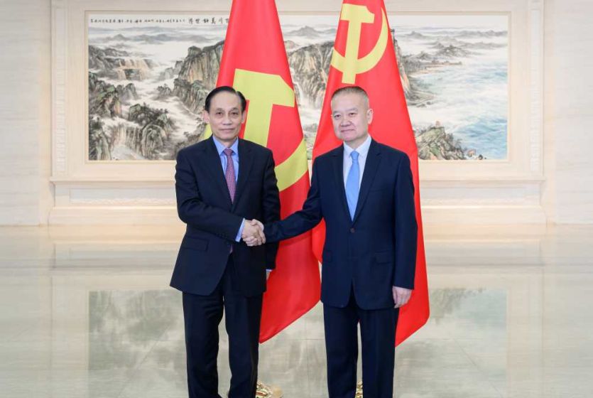 Minister of the IDCPC Holds Talks with Special Envoy of the General Secretary of the CPV