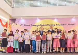 6th Brunei Primary School Painting Competition Award Ceremony and the Opening&ensp;Ceremony of the Exhibition of Awarded&ensp;Works held in Bandar Seri Begawan