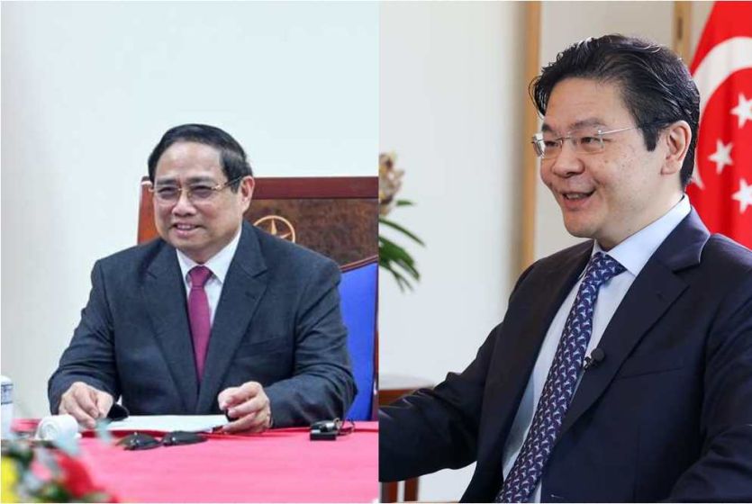 Vietnamese, Singaporean Prime Ministers hold phone talks
