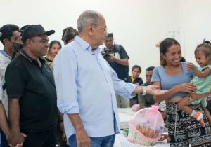 Timor-Leste President Visits Dengue Patients at the Guido Valadares National Hospital