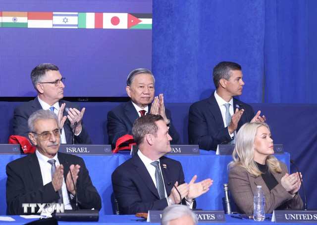 Vietnamese Party Chief attends Board of Peace's inaugural meeting in Washington D.C.