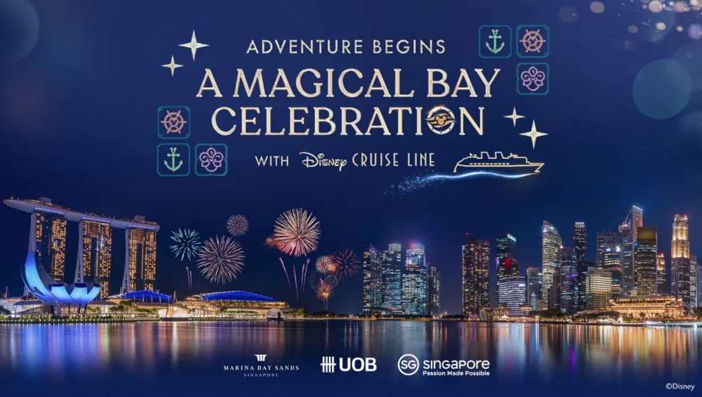 Asia&rsquo;s first sky show inspired by Disney Cruise Line to illuminate the skies above Singapore's Marina Bay