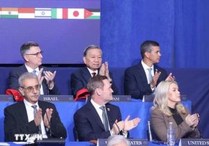 Vietnamese Party Chief attends Board of Peace's inaugural meeting in Washington D.C.