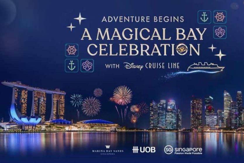 Asia&rsquo;s first sky show inspired by Disney Cruise Line to illuminate the skies above Singapore's Marina Bay