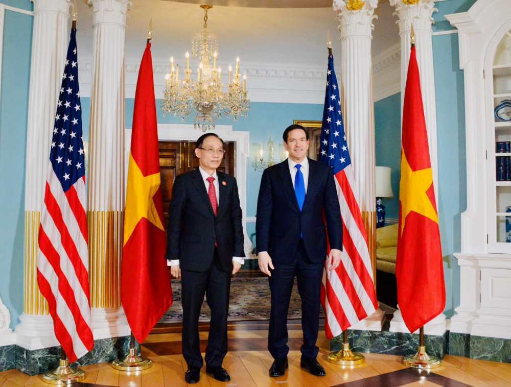 U.S. Secretary of State Rubio meets with Vietnamese Foreign Minister in Washington