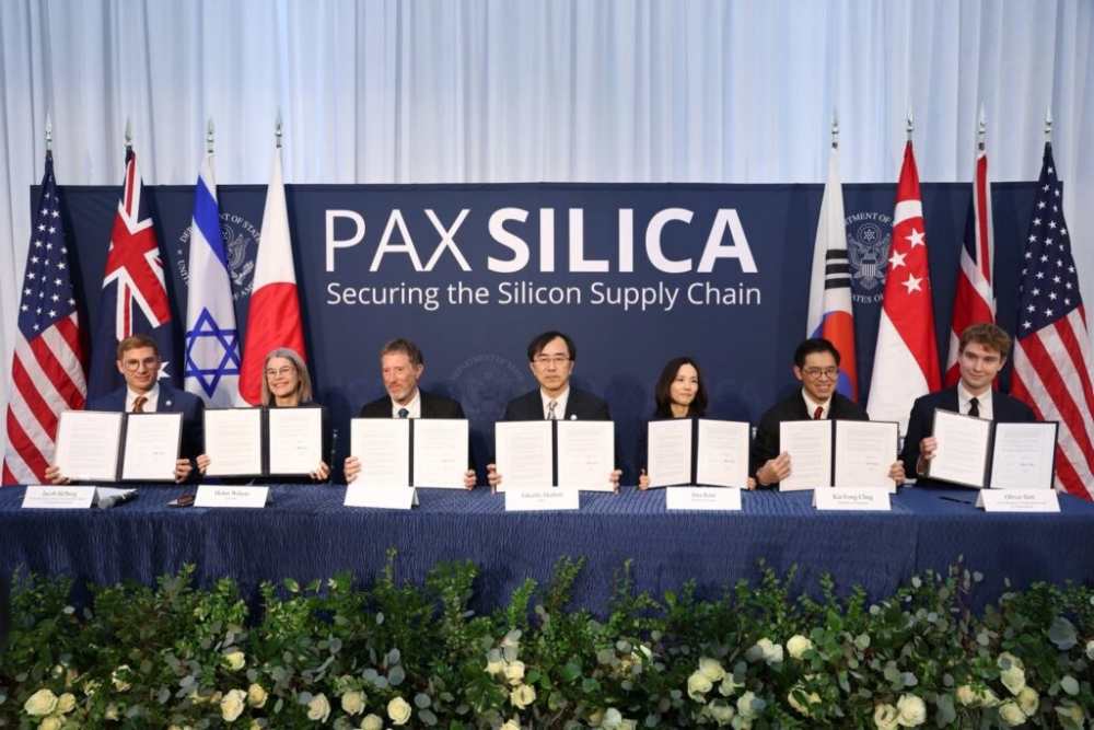 United States and India Sign Pax Silica Declaration