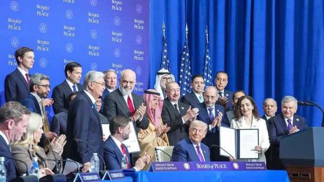 Thailand participates as an observer at the Inaugural Meeting of the Board of Peace