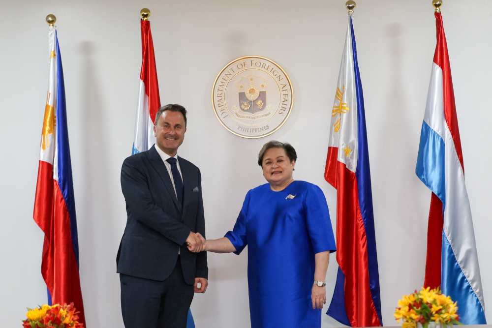 Philippine Foreign Affairs Secretary Meets with Luxembourg Deputy Prime Minister and Foreign Minister 